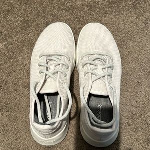Allbirds Womens Tree Runners Chalk (white)